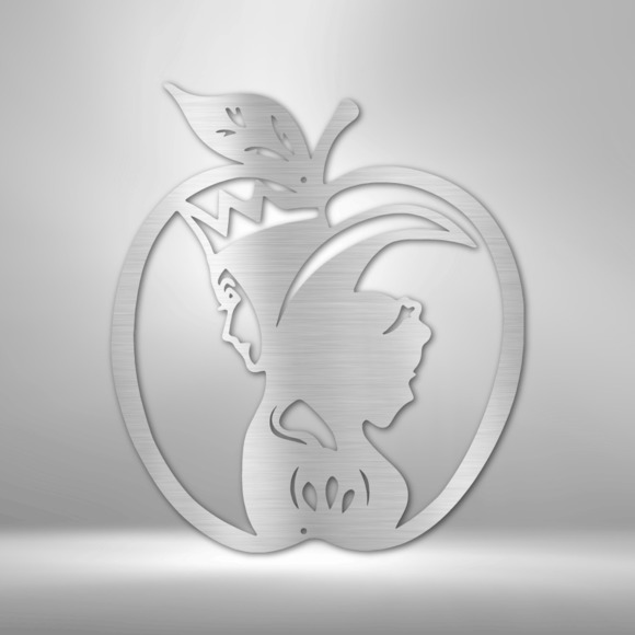 Poison Apple Steel Sign Laser Cut Powder Coated Home & Office Metal Wall Decor M